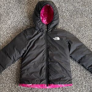 The North Face Black Jacket with Pink Interior